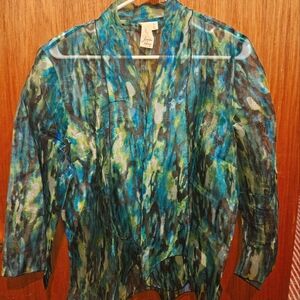 2 Lavender and Honey Sheer Top Jackets - Large.